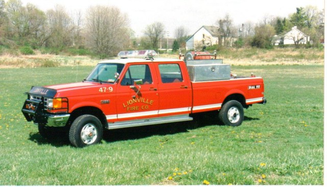 1990 Ford F-350 Brush truck.