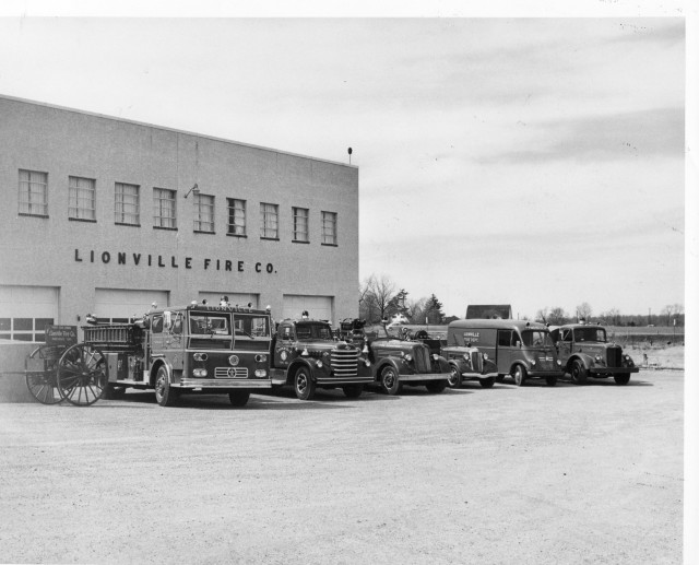 Lionville Fire Company Apparatus Circa 1970.