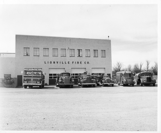 Lionville Fire Company Apparatus Circa 1970.