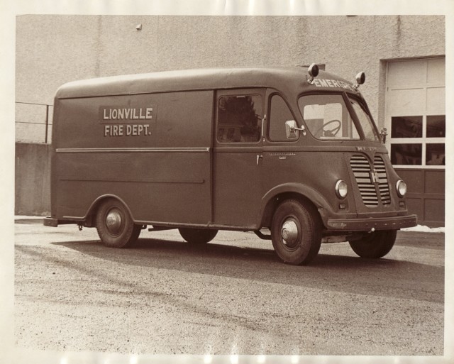 1950 International Step Van.  Lionville's first Rescue truck.